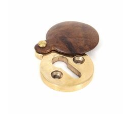 From The Anvil Round Covered Wood Escutcheon