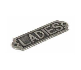 From The Anvil Horizontal 'Ladies' Sign