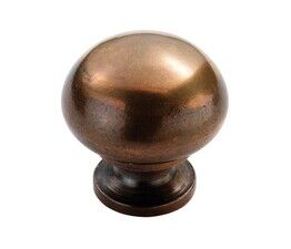 Solid Bronze Mushroom Cupboard Knob