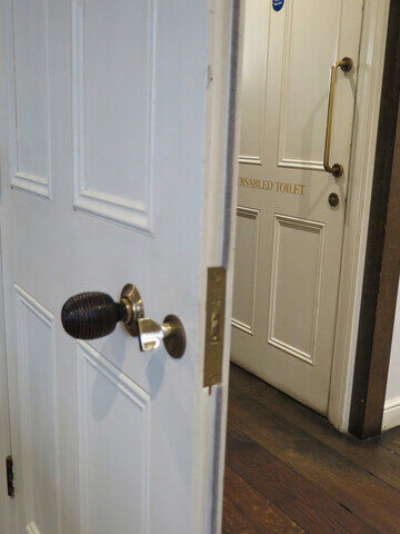 Traditional reeded timber knobs c/o 131 The Promenade, Cheltenham