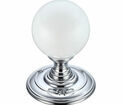Fulton & Bray Frosted Glass Ball Mortice Knob additional 2