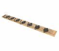 Cottage Coat Rack With Beeswax Hooks additional 1