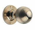 Lansdown Large Reeded Ball Mortice Knob additional 2
