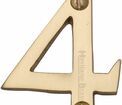 Marcus 51mm Brass Face Fix Door Numeral (0-9) additional 67