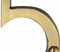 Marcus 51mm Brass Face Fix Door Numeral (0-9) additional 31