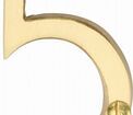 Marcus 51mm Brass Face Fix Door Numeral (0-9) additional 16