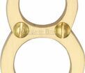 Marcus 51mm Brass Face Fix Door Numeral (0-9) additional 32