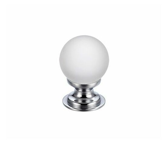 Zoo Frosted Glass Ball Cupboard Knob