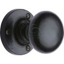 Marcus Alveley  Black Iron Rustic Mortice Knob