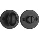 Marcus Black Iron Rustic Round Thumbturn and Emergency Release