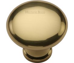 Marcus Mushroom Brass Cabinet Knob