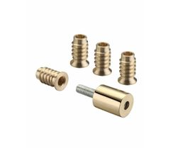 Fulton &amp; Bray Pair of 19mm Sash Stops 2  with 4 inserts.