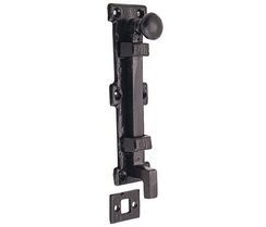 Kirkpatrick Antique Black Necked Door Bolt