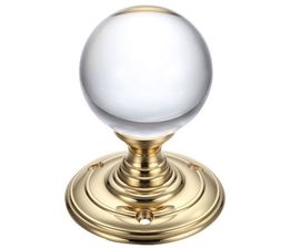 Fulton &amp; Bray Glass Ball Mortice Knob