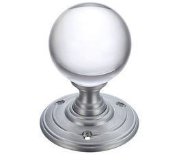Fulton &amp; Bray Glass Ball Mortice Knob