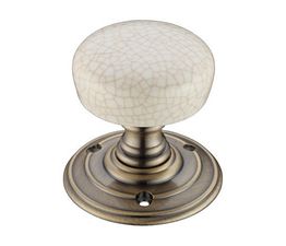 Fulton &amp; Bray Porcelain Mortice Knobset