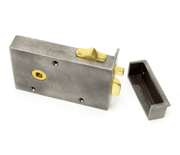 From the Anvil Rim Bathroom Latch