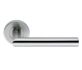 Treviri Stainless Steel Lever On Round Rose