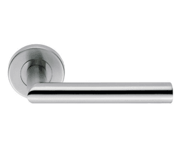 Treviri Stainless Steel Lever On Round Rose