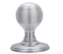 Delamain Reeded Ball Mortice Knob