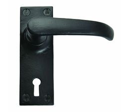 Cardea Ironmongery Black Lever Door Handle