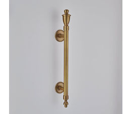 Croft Pull Handle on Roses (Traditional Finials)