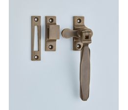 Croft Art Deco Casement Fastener (Mort Plate Version)