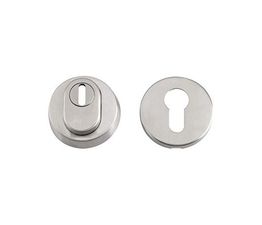 Euro Security Escutcheon Set Stainless Steel