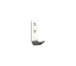 Flat Profile Single Coat Hook Stainless Steel