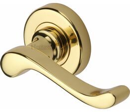 Marcus Bedford Lever Handle on Round Rose