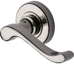Marcus Bedford Lever Handle on Round Rose