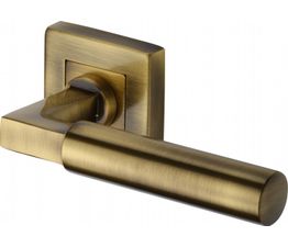 Marcus Bauhaus Lever Handle on Square Rose