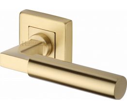 Marcus Bauhaus Lever Handle on Square Rose