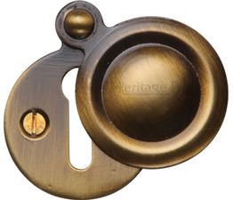 Marcus Round Covered Key Escutcheon