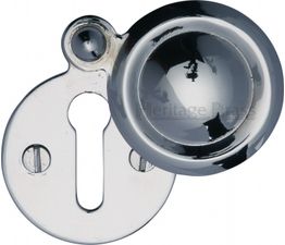 Marcus Round Covered Key Escutcheon