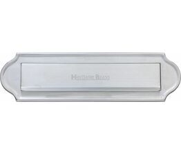 Marcus Shaped Gravity Letter Box Plate (Various Finishes)