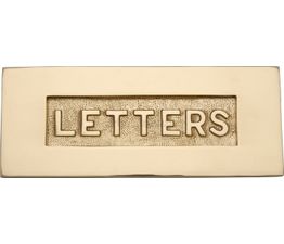 Marcus Embossed Letter Box Plate