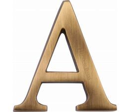 Marcus Concealed Fixing Brass Alphabet Door Letters (A-Z)