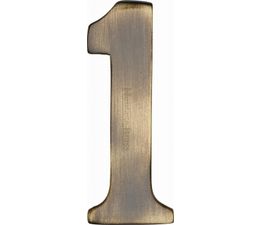 Marcus Adhesive Brass Door Numerals (0-9)
