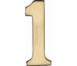 Marcus Adhesive Brass Door Numerals (0-9)