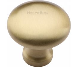 Marcus Mushroom Brass Cabinet Knob