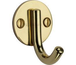 Marcus Contemporary Single Brass Robe Hook