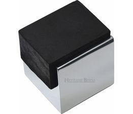 Marcus Square Solid Brass Floor Mounted Door Stop