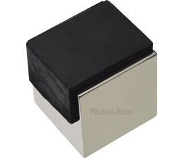 Marcus Square Solid Brass Floor Mounted Door Stop