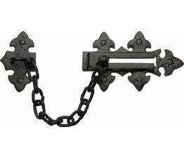 Marcus Tudor Rustic Black Iron Door Chain