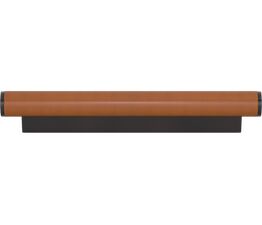 Turnstyle Designs Scroll Recess Leather Cabinet Handle