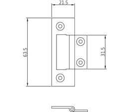Simonswerk Flush Hinges