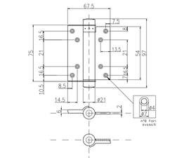 Single Action Spring Hinges