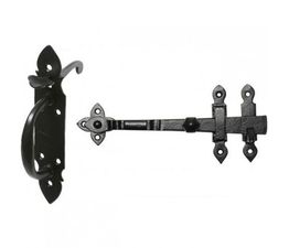 Kirkpatrick Smooth Black Thumb Latch