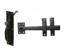 Kirkpatrick Smooth Black Thumb Latch